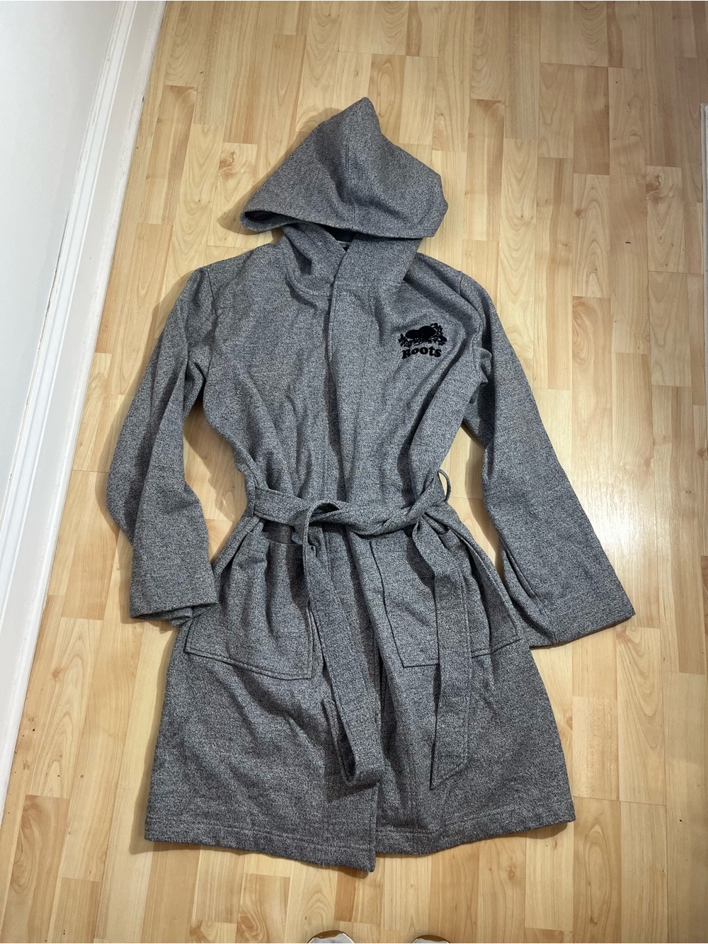 Roots Heritage Fleece Robe New With Tags Hooded small men’s medium women’s